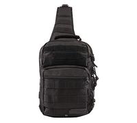 Highland Tactical Men's Eagle Tactical Sling Backpack, Black, L