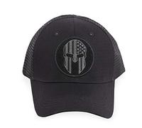 Highland Tactical Men's Trucker Baseball Cap, Black, L-XL