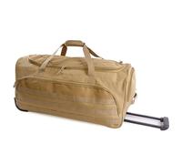 Highland Tactical Unisex-Adult 30" Squad Large Tactical Rolling Duffel Bag, Desert, One Size