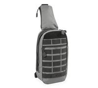HIGHLAND TACTICAL unisex-adult Expo Sling Bag, Charcoal/Black, M
