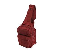 Highland Tactical Unisex's Eagle Sling Backpack, Dark Maroon, OneSize