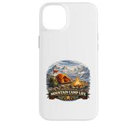 Highland Trekker Campfire Summit Adventure Scene Case for iPhone 14 Plus