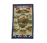 Highland Tweed 100% Cotton Scottish Castles Tea Towel TT0860
