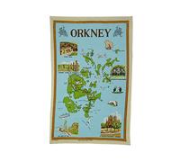 Highland Tweed 100% Cotton Scottish Colour Orkney Tea Towel TT0526