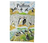 Highland Tweed 100% Cotton Scottish Puffins Tea Towel TT0928