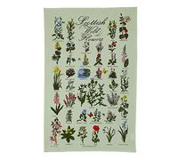 Highland Tweed 100% Cotton Scottish Wild Flowers Tea Towel TT0700