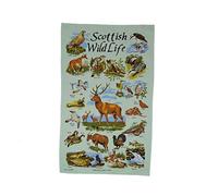 Highland Tweed 100% Cotton Scottish Wildlife Tea Towel TT0850