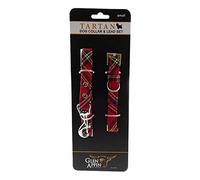 Highland Tweed Scottish Royal Stewart Tartan Dog Collar & Lead Set Available in 3 Sizes (SMALL)