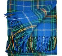 Highland Tweed Wool Blend Tartan Knee Length Travel Rug/Blanket (Nova Scotia)