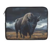 Highland Yak Wild Cow Laptop Case Sleeve Bag 10inch Durable Shockproof Protective Computer Carrying Cover Briefcase