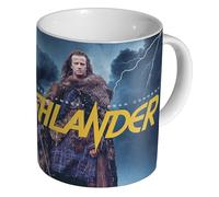 Highlander 1986 Classic - Ceramic Coffee & Tea Mug 11oz - Durable Glossy White Cup - Christopher Lambert