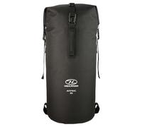 Highlander Affric Waterproof Roll-Top Rucksack 35L - Lightweight Duffle Style Dry Bag Rucksack for Wet Weather, Hiking, Outdoors & Watersports (Black)