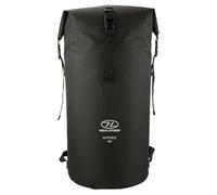 Highlander Affric Waterproof Roll-Top Rucksack 45L - Lightweight Duffle Style Dry Bag Rucksack for Wet Weather, Hiking, Outdoors & Watersports (Black)