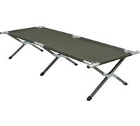 Highlander Aluminium Camp Bed Green