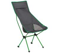 Highlander Ayr Rest Camping Chair: Green/Grey Colour: Green/Grey