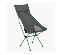 Highlander Ayr Rest Camping Chair: Green/Grey Colour: Green/Grey
