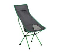 Highlander Ayr Rest Camping Chair: Green/Grey Colour: Green/Grey
