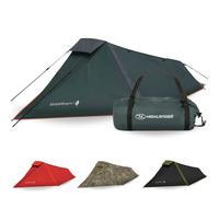 Highlander Blackthorn 1 Person Tent - Lightweight & Waterproof. 4 Season Tent for 1 Person. Quick And Easy Pitch Ultra Low-Profile for Hiking, Fishing, Cyclists & Backpacking