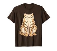 Highlander Cat Costume Body Graphic Funny Halloween Cosplay T-Shirt