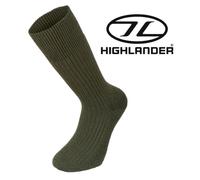 Highlander Combat Socks Olive Wool Blend Men's Walking Army Style SOC081-OG