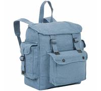 Highlander Cotton Canvas Webbing Backpack Pocketed Army Rucksack Bag - 4 Colours