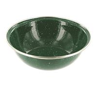 Highlander Deluxe Enamel Vintage Camping Bowl: Green Colour: Green