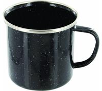 Highlander Deluxe Enamel Mug: Black Colour: Black