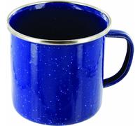 Highlander Deluxe Enamel Mug: Blue Colour: Blue