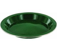 Highlander Deluxe Enamel Vintage Camping Soup Plate: Green Colour: Gre
