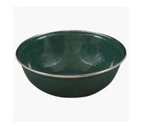 Highlander Deluxe Enamel Vintage Camping Bowl: Green Colour: Green
