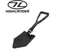 Highlander Double Folding Shovel Compact Folding Heavy Duty Serrated Blade