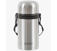 Highlander Duro Insulated Food Flask Silver 1L Litre Camping Hiking S / Steel