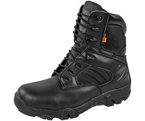 Highlander Echo Tactical Boots Black Leather SWAT Forces Military Special Ops Black (UK 10)