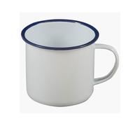 Highlander Enamel Mug 280ml: White Colour: White