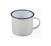 Highlander Enamel Mug 560ml: White Colour: White