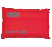 Highlander Explorer Shaped Pillow Anti Slip Red Self Inflating Camping Pillow