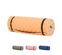 Highlander Foam Roll Camping Mat - Lightweight, Durable Sleeping Mat Perfect for Camping, Hiking and Fishing - 38mm Thick - Comfortable, Compact and Portable Ideal for Travelling (Orange)