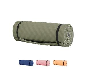 Highlander Foam Roll Camping Mat - Lightweight, Durable Sleeping Mat Perfect for Camping, Hiking and Fishing - 38mm Thick - Comfortable, Compact and Portable Ideal for Travelling (Olive Green)