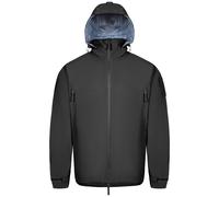 Highlander Forces Cyclone Pro Jacket Mens Waterproof Hooded Tactical Black