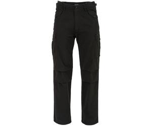 Highlander Forces M65 Combat Trousers Mens Pants Cargo Army Military Black