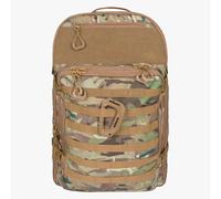 HARRIER Full Clamshell Tactical Backpack 25L/35L/45L - MOLLE Webbing, Airmesh Padded Back System, Hydration/Laptop Compatible, Heavy Duty 1000D Polyester for Military Outdoor EDC (HMTC, 45L)