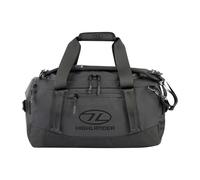 Highlander Hauler 30L Duffel Bag Black - Heavy-Duty Water-Resistant Camping, Travel & Gym Holdall