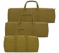Highlander Heavy Duty Cotton Canvas Tool Bag Utility Storage Holdall Full Zip
