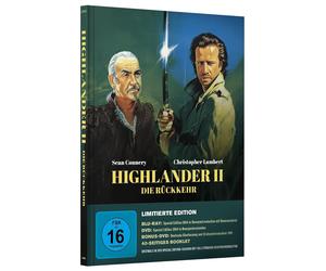 HIGHLANDER II 2 - THE QUICKENING 1991 / 2 Disc LTD Mediabook NEW RB Blu-ray