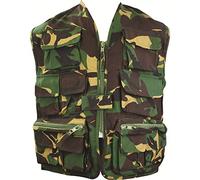 Highlander Kids Unlined Gilet Vest Waistcoat Jacket - Camo (5/6Y)