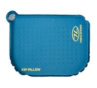 Highlander Kip Self-Inflating Camping Pillow - Lightweight 195g Compact Travel Pillow with Dual Layer Valve, Packs into its Stuff Sack for Ultimate Comfort on Wild Camps & Backpacking (Deep Blue)