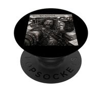 Highlander Last Day Of School Summer Break Funny Selfie PopSockets Adhesive PopGrip