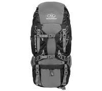 Highlander Lightweight Camping Rucksack - 45L | 65L | 85L - Large Hiking Backpack with Nylon Waterproof Cover - Unisex - Fits Any Hight Due To Adjustable Strap System