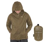 Highlander Stow & Go Waterproof Jacket: Ranger Green: XS Size: XS,