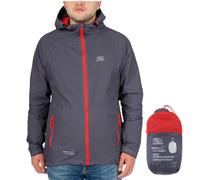 Highlander Men’s Waterproof Jacket - Stow & Go Packaway Jacket - Ultimate Waterproof Protection, Lightweight & Breathable, Perfect for Everyday and Outdoor Adventures